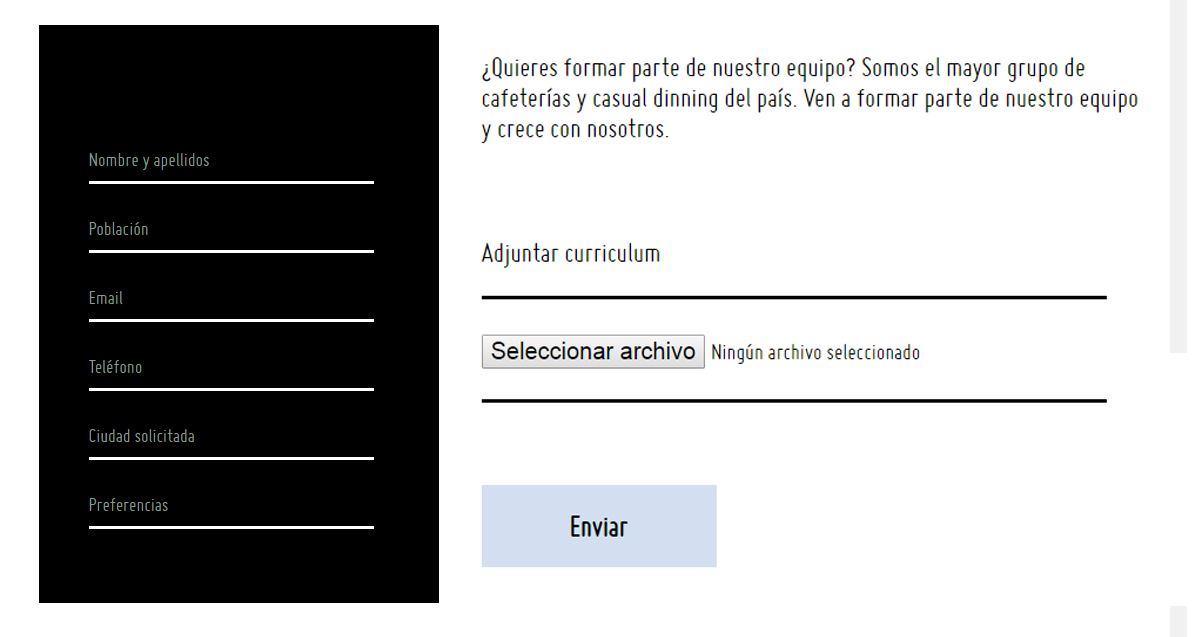 Trabajar en Café&Té