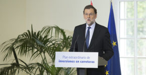 Mariano Rajoy presentando el plan de inversiones (Gtresonline)